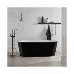 Ванна акриловая Calani Lester White/Black